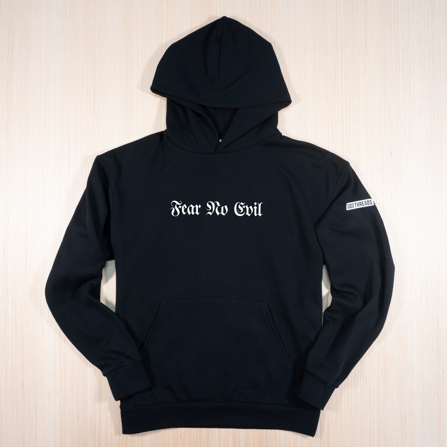 "FEAR NO EVIL" Mid Weight Hoodie